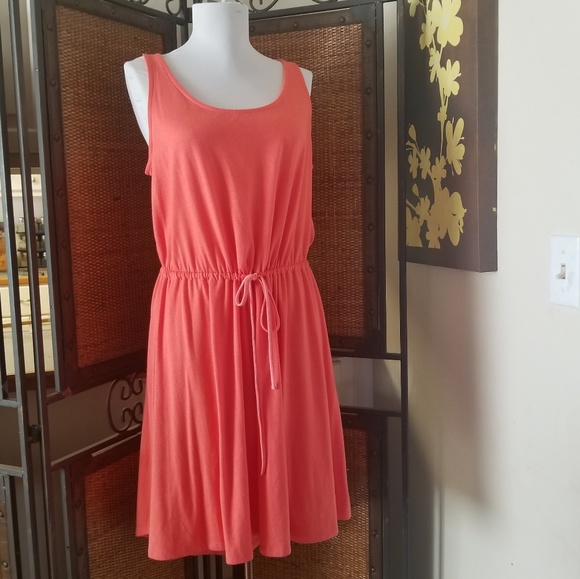 Mossimo Supply Co. Dresses & Skirts - Mossimo Coral Tank Dress Swim Coverup